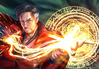 Картинка рисованное кино +мультфильмы доктор стрэндж бенедикт камбербэтч