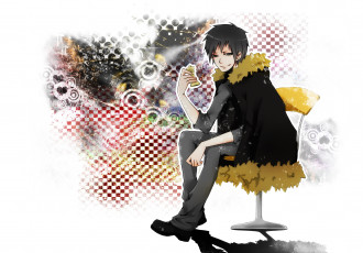 Картинка аниме durarara orihara izaya изая орихара
