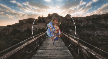 Картинка аниме boku+wa+tomodachi+ga+sukunai богиня благословляет этот прекрасный мир