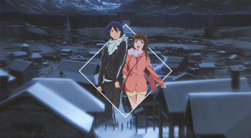 обоя аниме, noragami, бездомный, бог