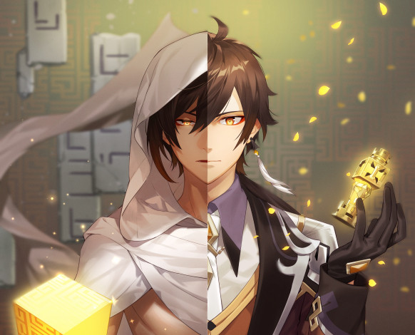 Обои картинки фото аниме, genshin impact, genshin, impact