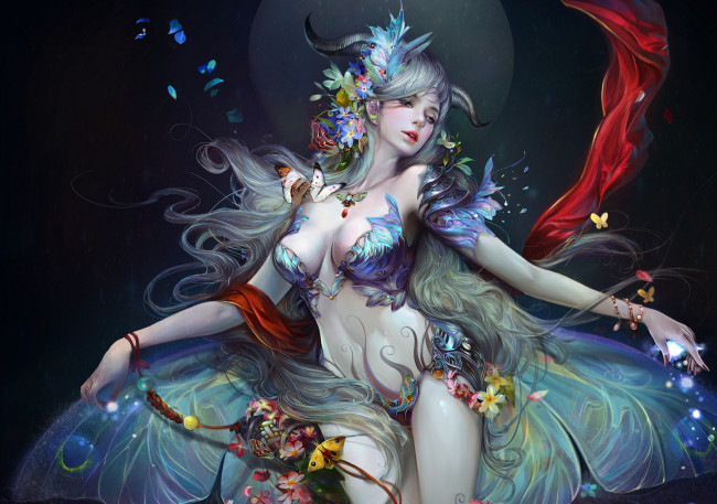 Обои картинки фото видео игры, perfect world international,  descent, девушка