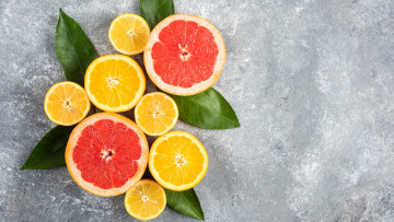 Картинка еда цитрусы апельсин грейпфрут лимон