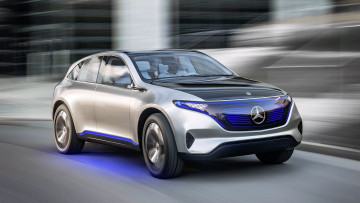 Картинка mercedes+generation+eq автомобили mercedes-benz серебристый скорость