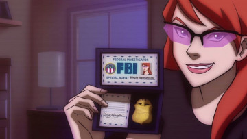 Картинка видео+игры agents+of+mayhem девушка лицо очки документы