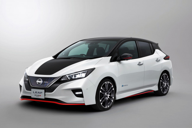 Обои картинки фото nissan leaf nismo, автомобили, nissan, datsun, белый
