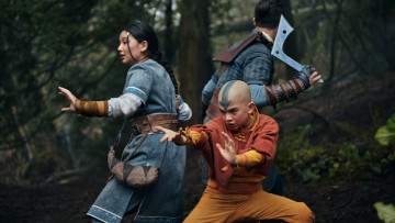 Картинка avatar +the+last+airbender+ сериал+2024+–+ кино+фильмы +the+last+airbender аватар легенда об аанге сериал фэнтези боевик драма комедия aang katara sokka