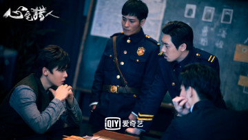 обоя кино фильмы, psych-hunter, полицейские, разговор