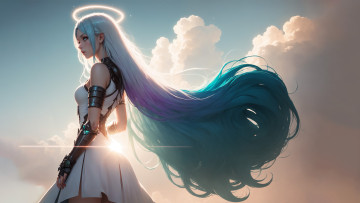 Картинка фэнтези ангелы нейросети графика нейроарт ai art нейронные сети рисунки нейро искусство нейрографика graphics neuroart neural networks drawings neuro neurography