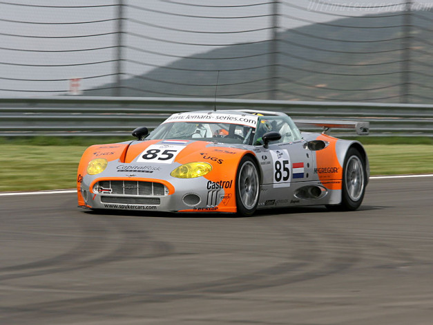 Обои картинки фото spyker, c8, spyder, спорт, автоспорт