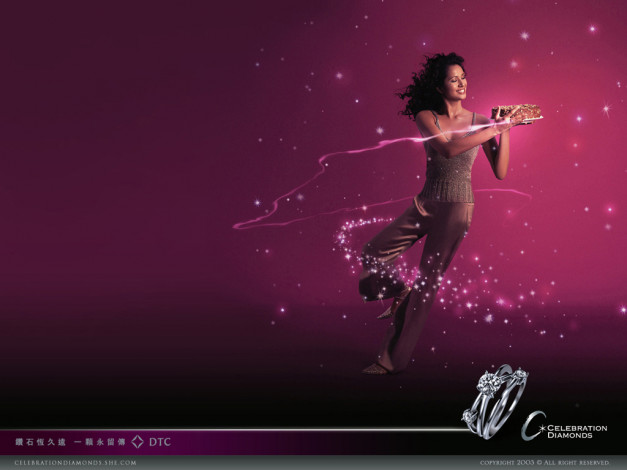 Обои картинки фото celebration, diamonds, бренды
