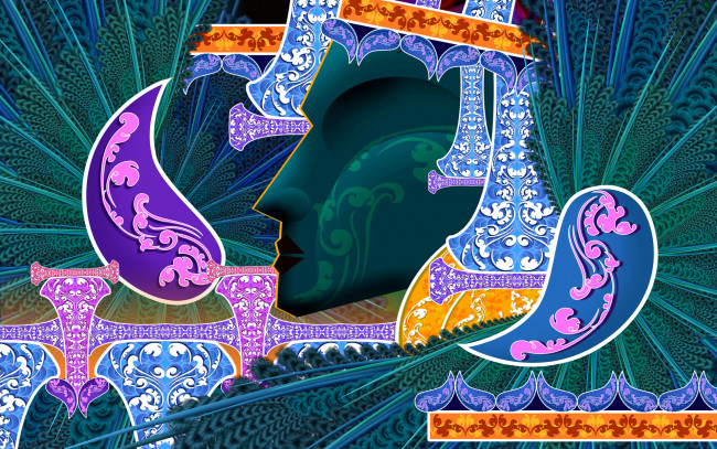 Обои картинки фото рисованные, абстракция