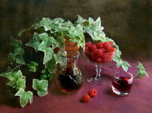 Картинка ~s~ малинка еда натюрморт