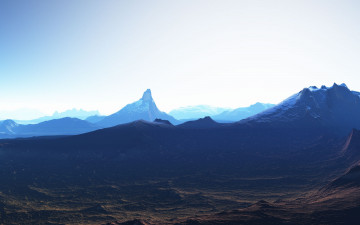 Картинка 3д графика nature landscape природа