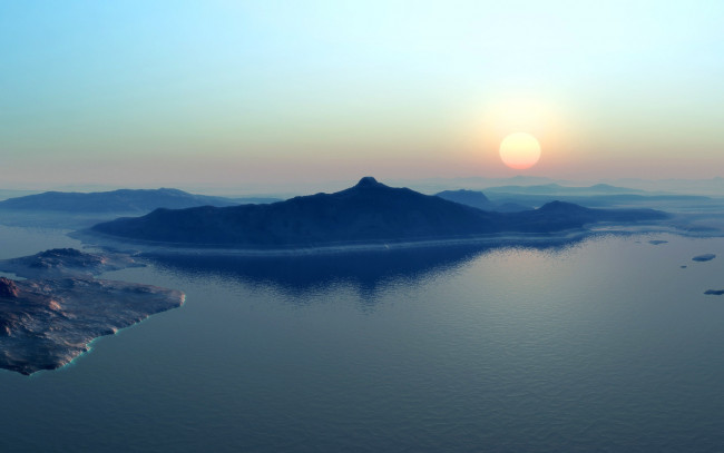 Обои картинки фото 3д, графика, nature, landscape, природа