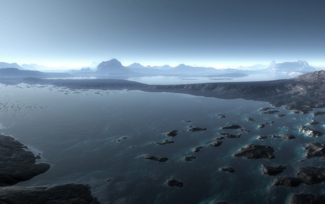 Обои картинки фото 3д, графика, nature, landscape, природа