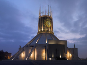 Картинка liverpool metropolitan cathedral города католические соборы костелы аббатства
