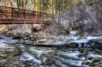 Картинка природа реки озера мост