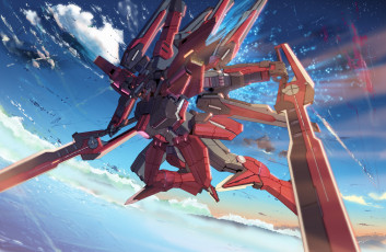 Картинка аниме gundam seed mobile suit