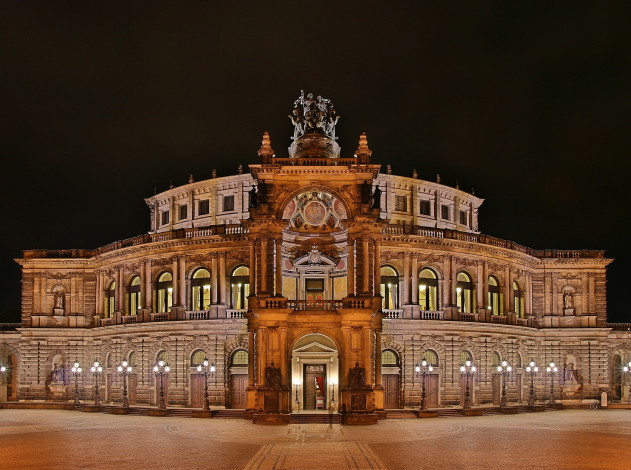 Обои картинки фото города, дрезден, германия, dresden, semperoper