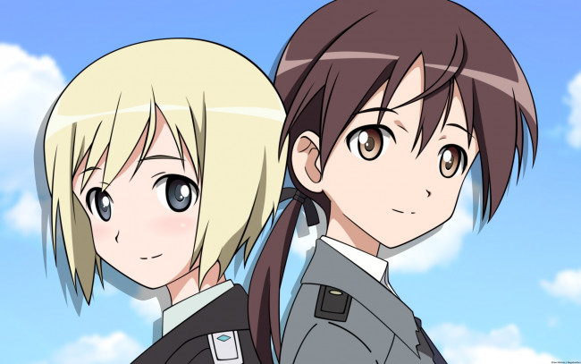Обои картинки фото аниме, strike, witches