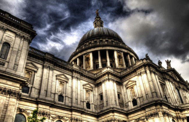 Обои картинки фото st, paul`s, cathedral, города, лондон, великобритания, англия