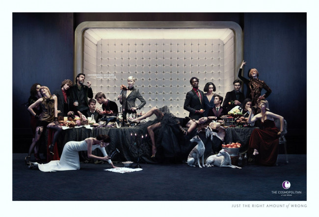 Обои картинки фото бренды, cosmopolitan, гламур, женщины, мужчины, вечеринка