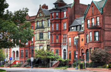 Картинка города вашингтон сша улица дома