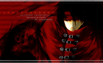 Картинка аниме final fantasy vincent valentine