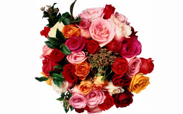 Картинка цветы розы букет