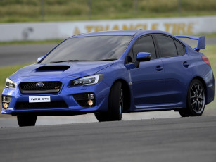 Картинка автомобили subaru синий 2014 sti wrx