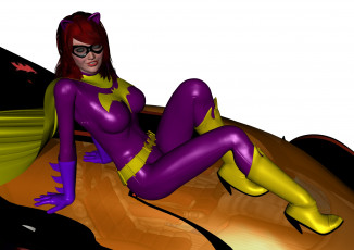 Картинка 3д+графика fantasy+ фантазия улыбка девушка супермен