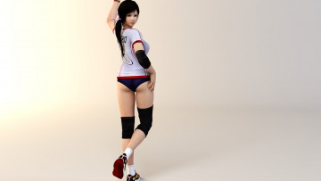 Картинка 3д+графика anime+ аниме фон взгляд девушка