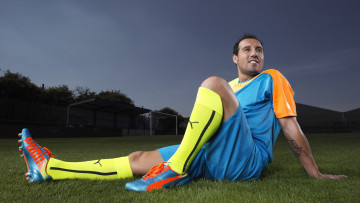 Картинка santi+cazorla спорт футбол мяч взгляд игрок