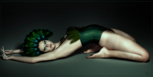 Обои картинки фото 3д графика, people , люди, девушка, взгляд