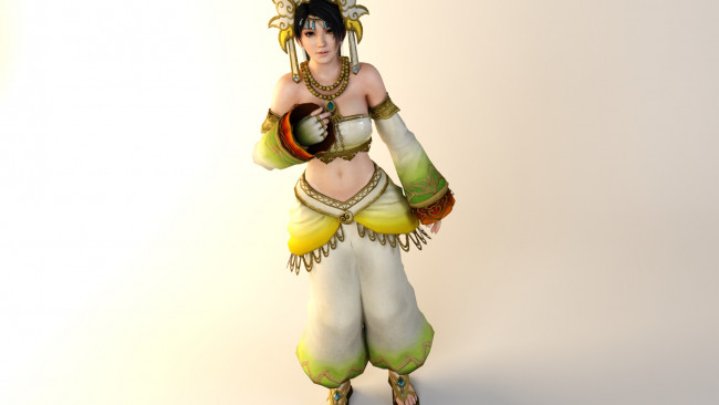 Обои картинки фото 3д графика, anime , аниме, взгляд, девушка