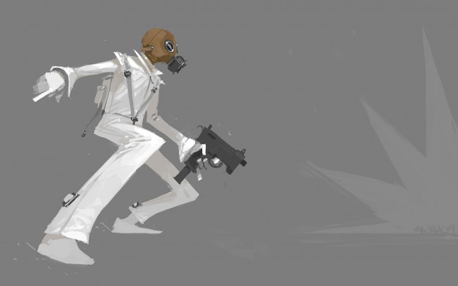 Обои картинки фото рисованные, минимализм, силуэт