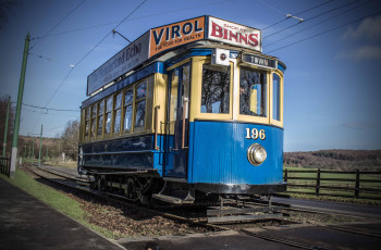 Картинка техника трамваи трамвай город рельсы