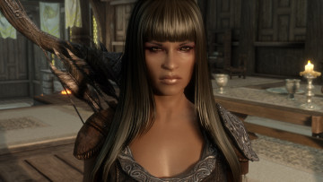 Картинка 3д+графика амазонки+ amazon девушка взгляд фон оружие