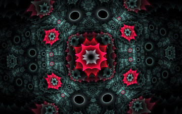 Картинка 3д+графика фракталы+ fractal фон узор цвета