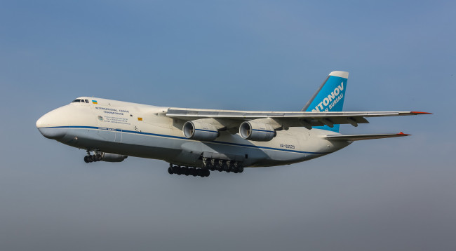 Обои картинки фото an 124, авиация, грузовые самолёты, грузовик