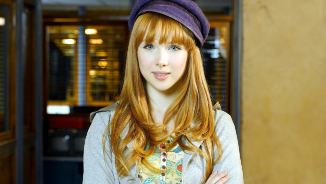 Обои картинки фото molly c,  quinn, девушки, рыженькая