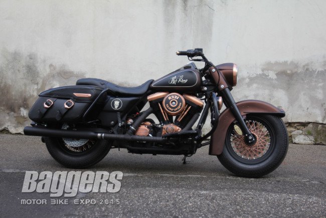 Обои картинки фото мотоциклы, customs, bagger