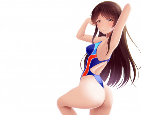 Картинка аниме idolm@ster попа девушка