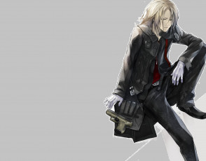 Картинка аниме guilty+crown гай оружие