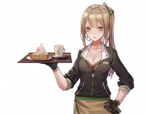 Картинка аниме unknown +другое дерево девочка город