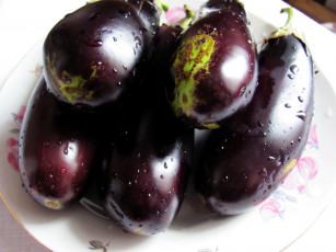 Картинка еда баклажаны капли