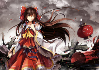 Картинка аниме touhou seiya asakami hakurei reimu