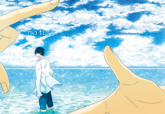 Картинка аниме free море парень