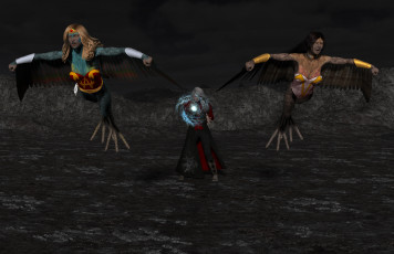 Картинка 3д+графика существа+ creatures вампиры